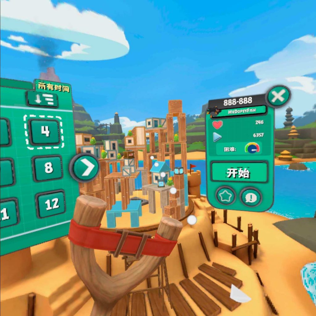 Oculus Quest 游戏《Angry Birds VR: Isle of Pigs 汉化中文版》愤怒的小鸟VR：猪岛插图(1)