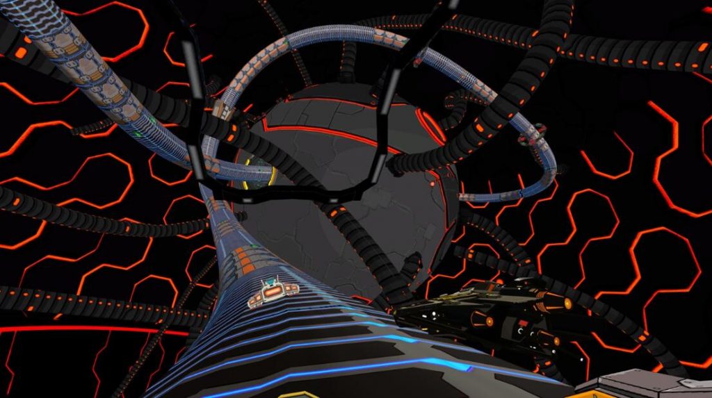 Oculus Quest 游戏《Radial-G: Proteus》管道赛车-VR科幻风格插图