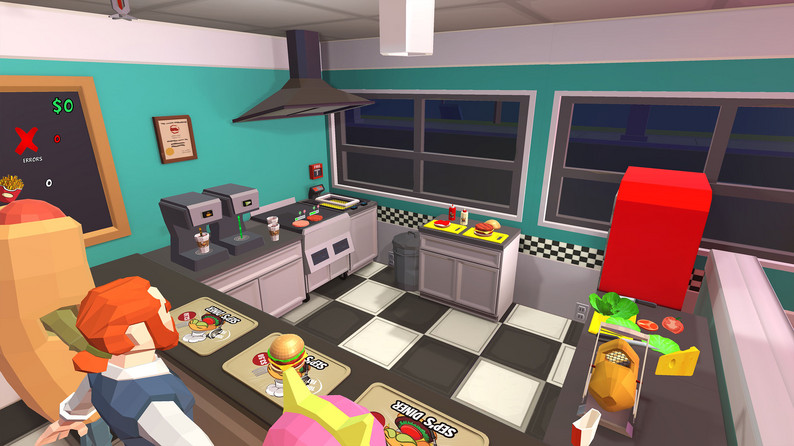 Oculus Quest 游戏《Seps Diner》汉堡餐厅插图