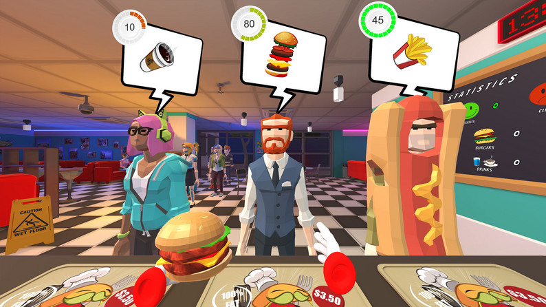 Oculus Quest 游戏《Seps Diner》汉堡餐厅插图(3)