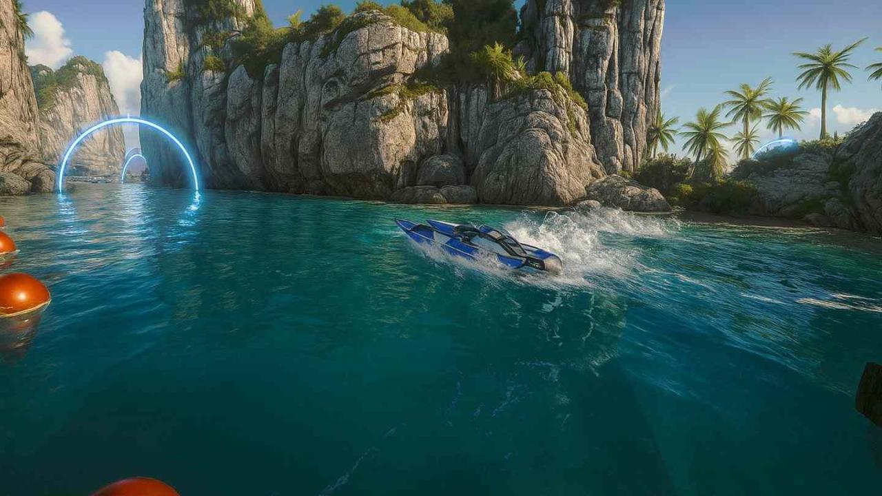 Meta Quest 游戏《赛艇模拟器：激流冲刺》Racing Boat Simulator : Riptide Rush