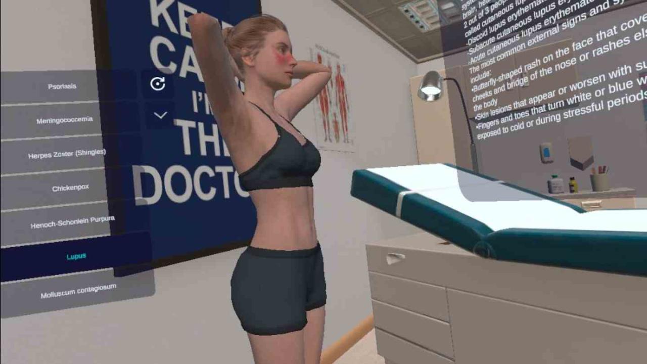 Meta Quest 游戏《皮疹医疗培训》Rashes medical training