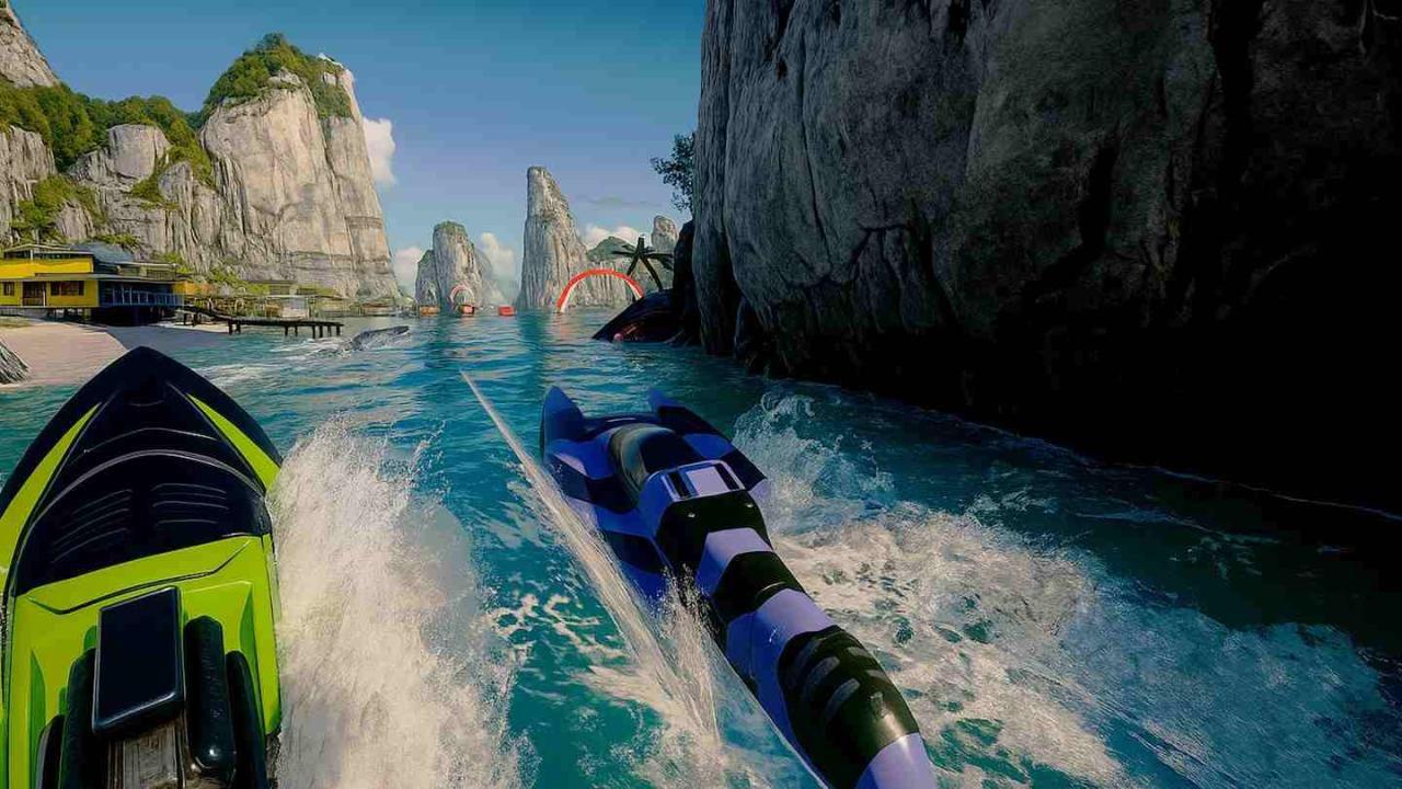 Meta Quest 游戏《赛艇模拟器：激流冲刺》Racing Boat Simulator : Riptide Rush
