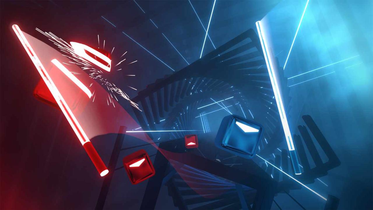 Meta Quest 游戏《光剑节奏 DLC 解锁版 正版共存版本》Beat Saber VR