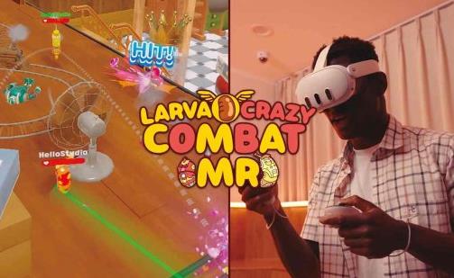 Meta Quest 游戏《昆虫疯狂战斗》LARVA CRAZY COMBAT MR