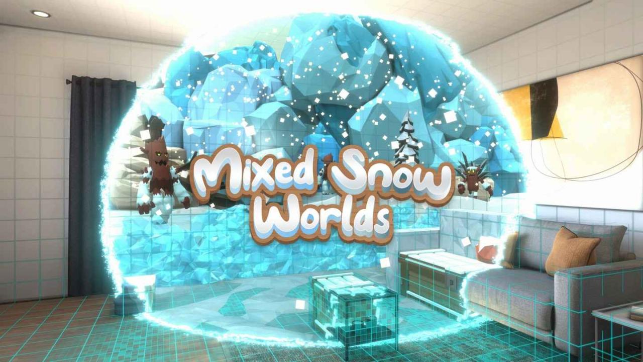 Meta Quest 游戏《混合雪世界VR》Mixed Snow Worlds VR