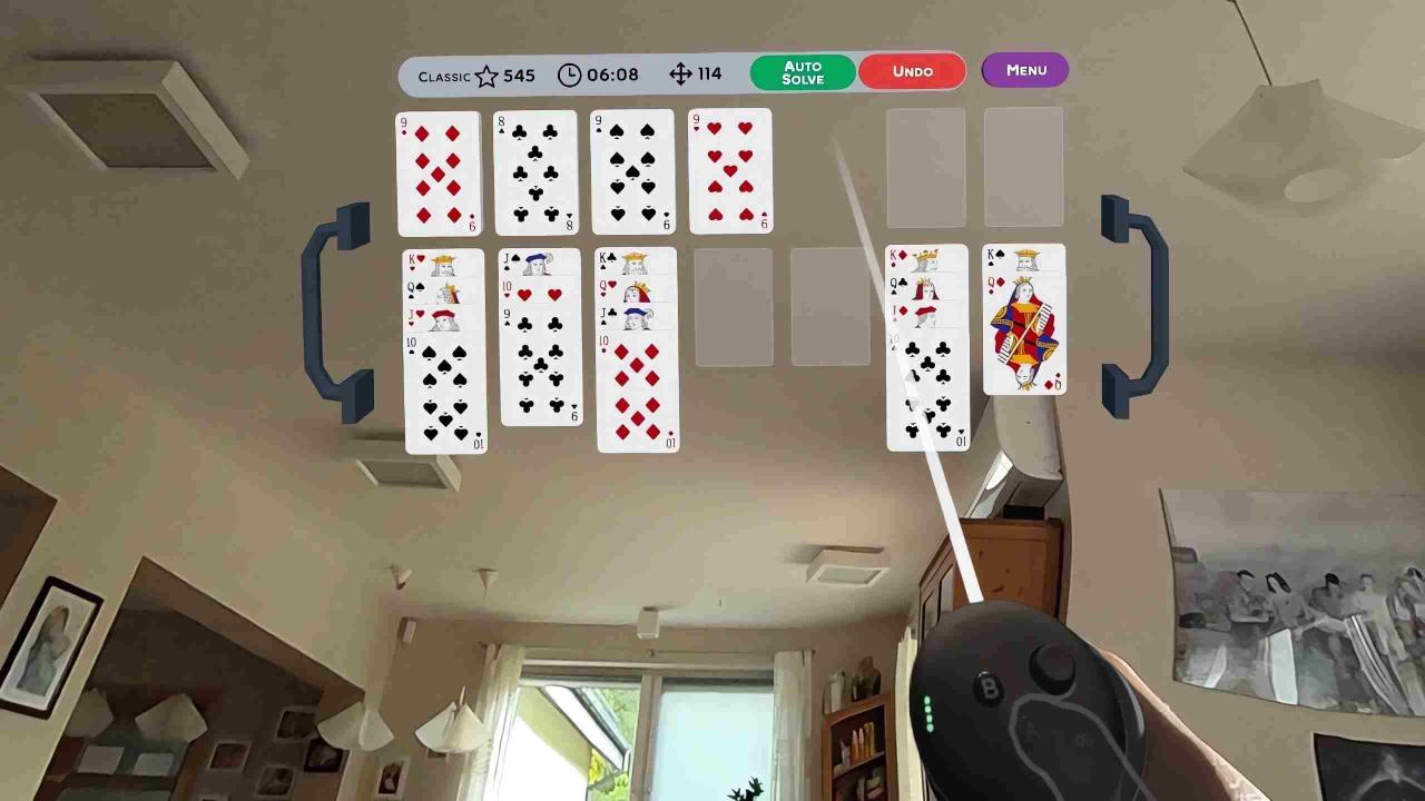 Meta Quest 游戏《纸牌VR》Solitaire VR