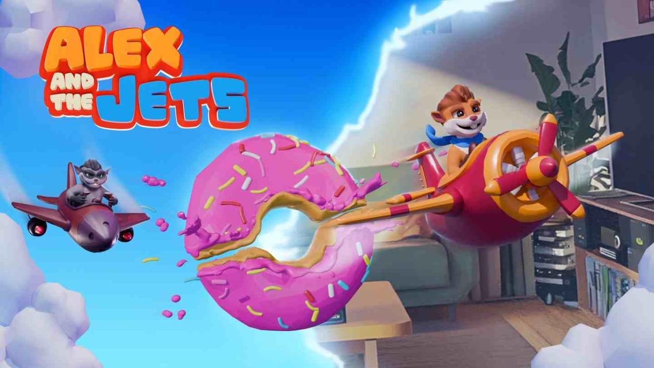 Meta Quest 游戏《亚历克斯和喷气机队VR》Alex and the Jets VR