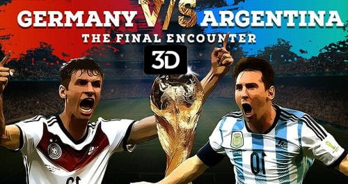 3D视频：世界杯足球赛 阿根廷vs德国 决赛 3D版 2010年 世界杯四分之一决赛世界杯