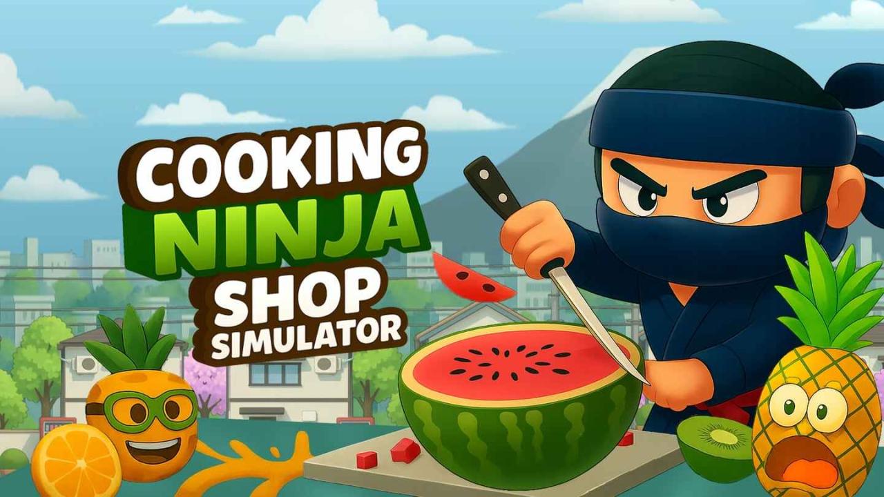 Meta Quest 游戏《烹饪忍者商店模拟器》Cooking Ninja Shop Simulator