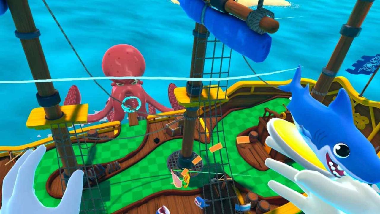 Meta Quest 游戏《水果高尔夫》Fruit Golf