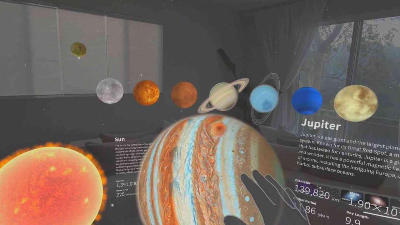 Meta Quest 游戏《房间里的宇宙XR空间》Cosmic XR - Space In Your Room