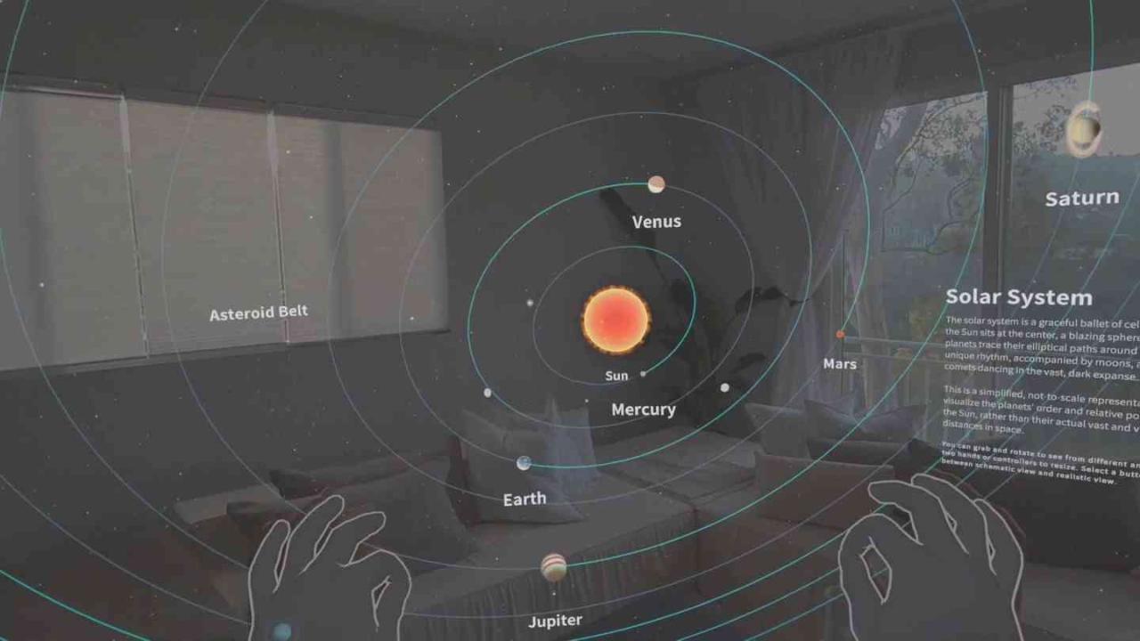 Meta Quest 游戏《房间里的宇宙XR空间》Cosmic XR - Space In Your Room