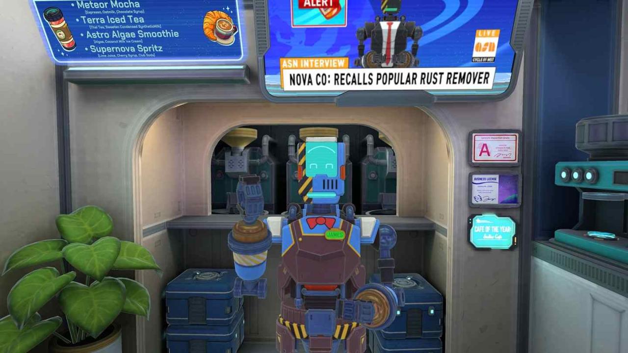 Meta Quest 游戏《恒星咖啡馆》Stellar Cafe