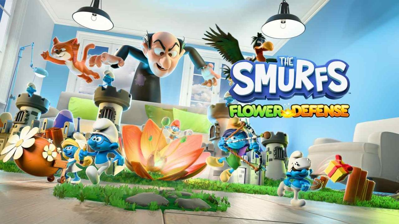 Meta Quest 游戏《蓝精灵 - 花之防御》The Smurfs - Flower Defense
