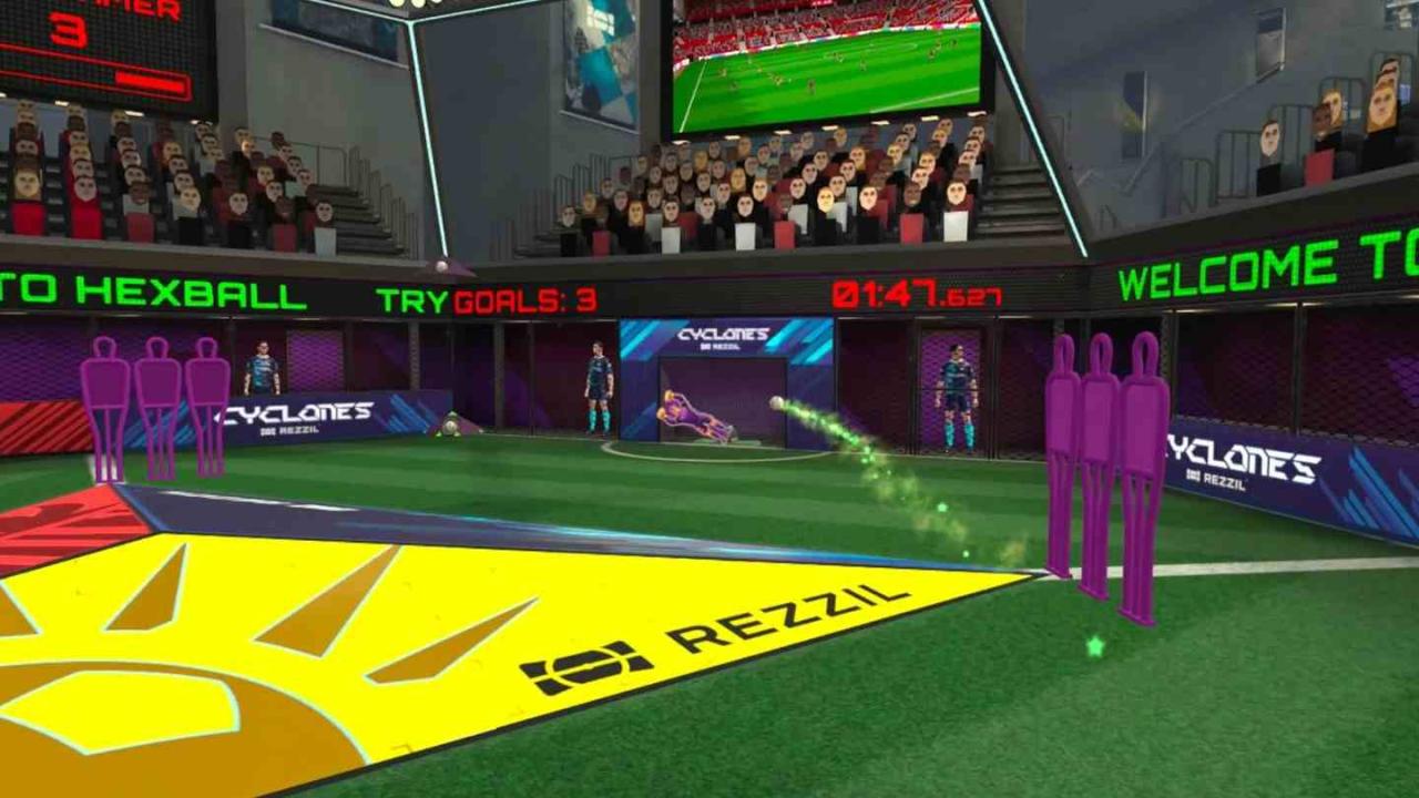 Meta Quest 游戏《六角足球》Hexball