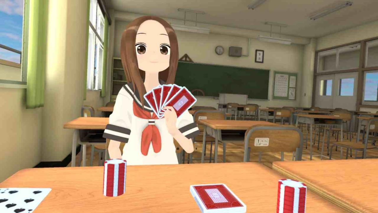 Meta Quest 动漫游戏《调戏高木同学 1 2学期 中文语音》からかい上手の高木さんVR