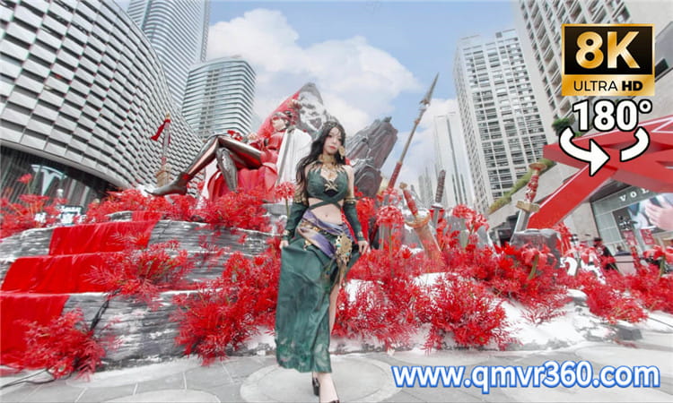 180°全景VR视频：NARAKA 迦南 Matari cosplay美女写真拍摄VR迦南二次元少女 超清8K 0520-23