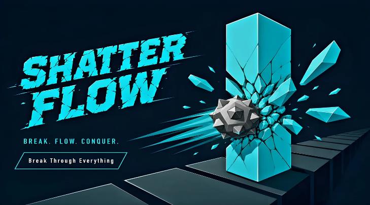 Meta Quest 游戏《碎裂流》Shatter Flow